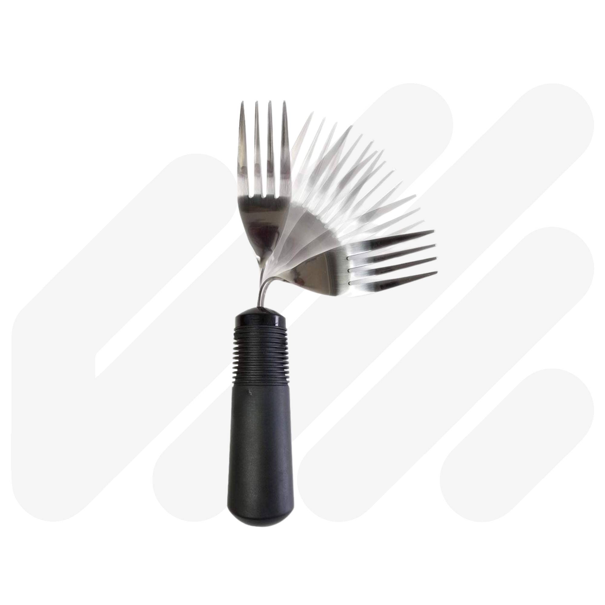Weighted Bendable Cutlery - Bendable Fork Moving