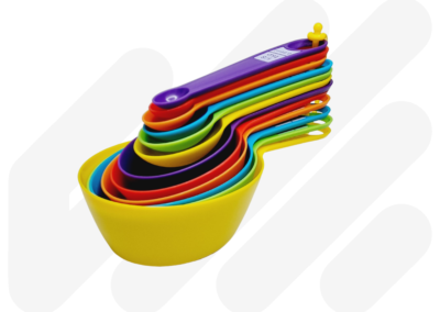 Coloured Measuring Cups & Spoons