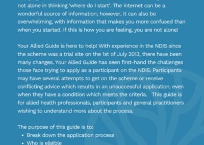 Applying for the NDIS