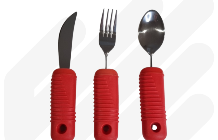 Bendable Grip Cutlery Red
