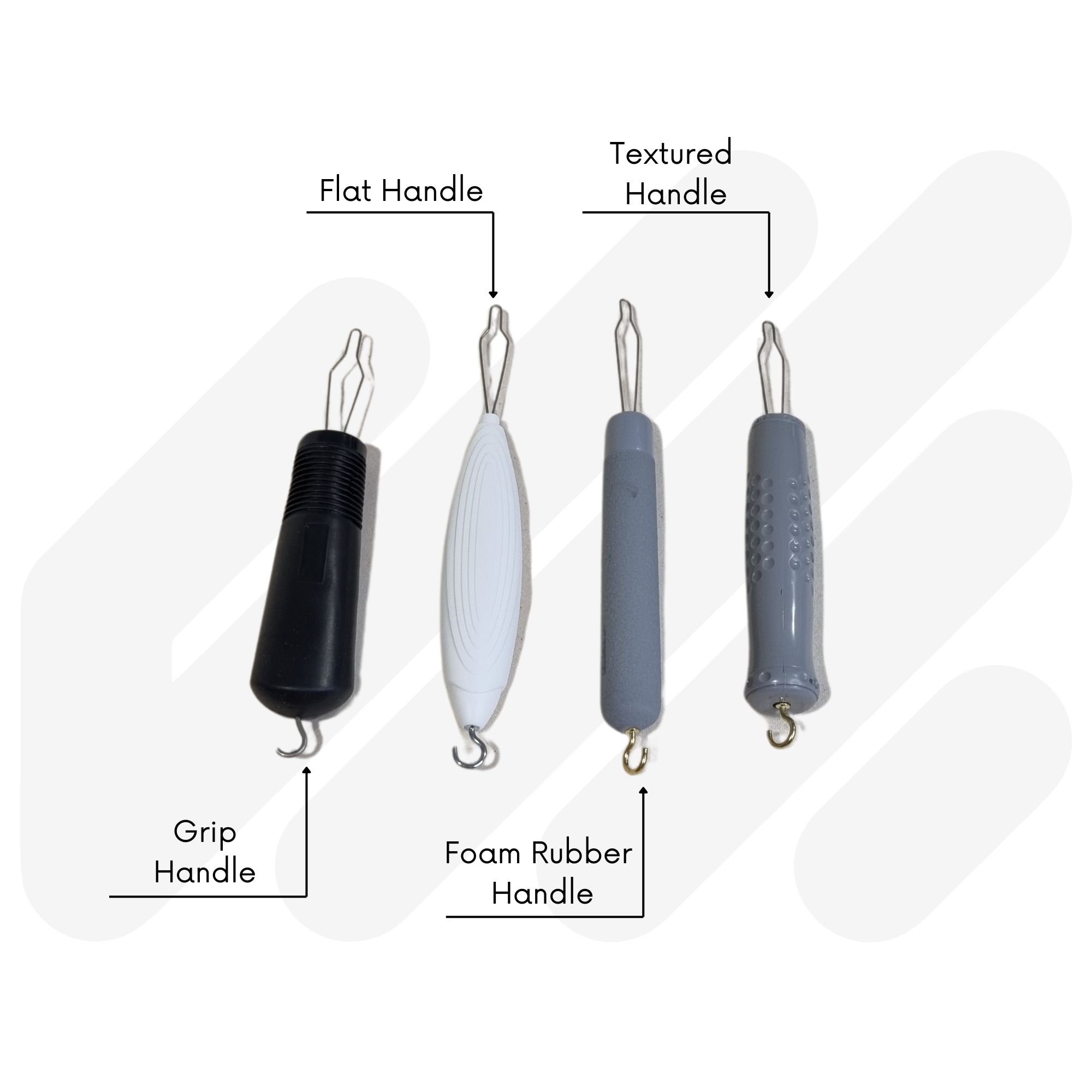 Button and Zip Aid Handle comparison