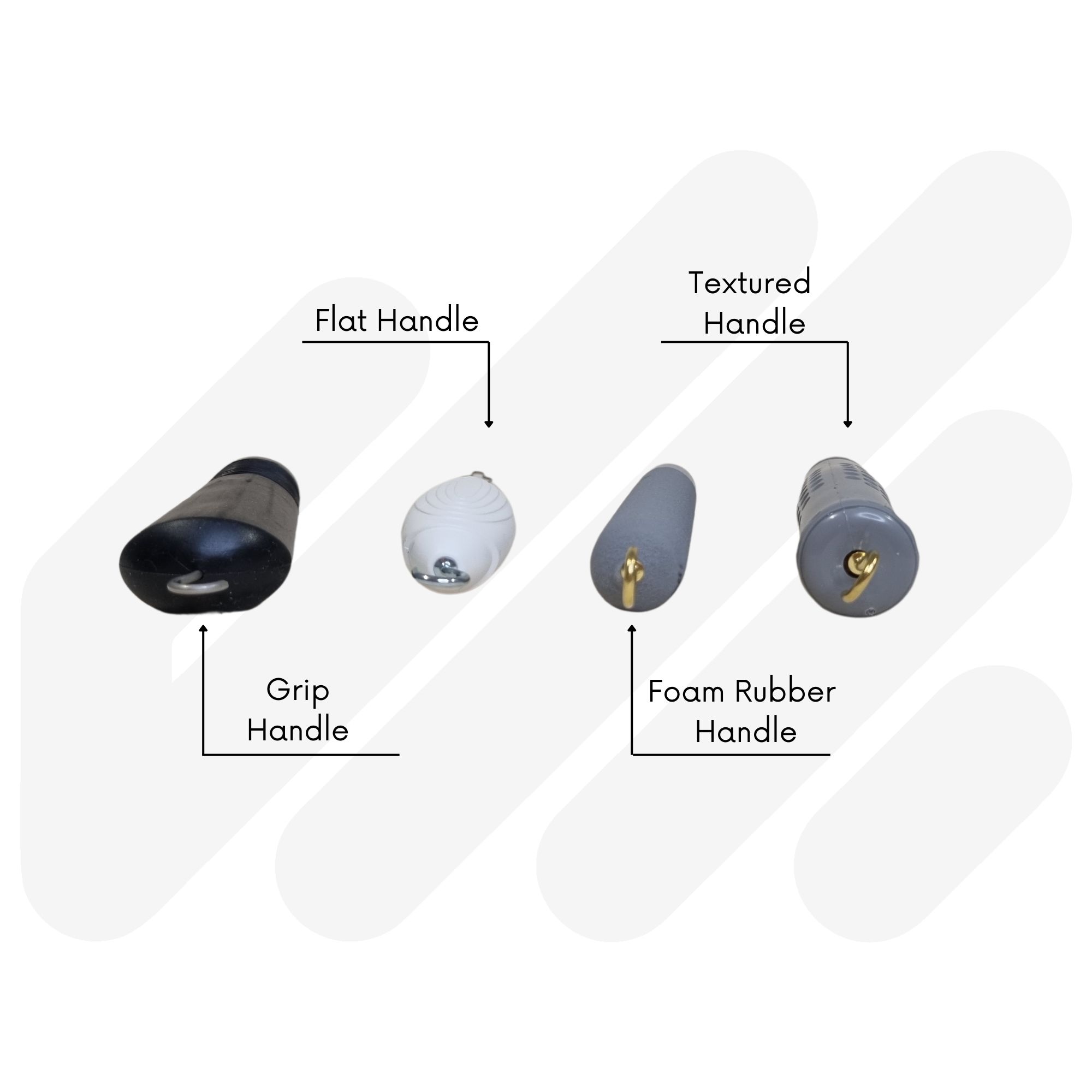 Button and Zip Aid Handle comparison